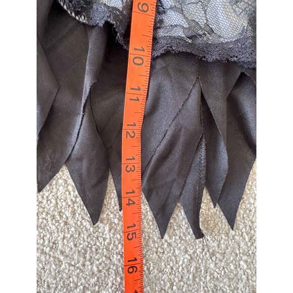 Black Lace & Fabric One Size Cape By Rubies - Picture 4 of 6